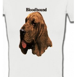 T-Shirts T-Shirts Col V Femmes Bloodhound – Saint-Hubert (A)