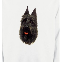Sweatshirts Races de chiens Bouvier des Flandres noir (A)