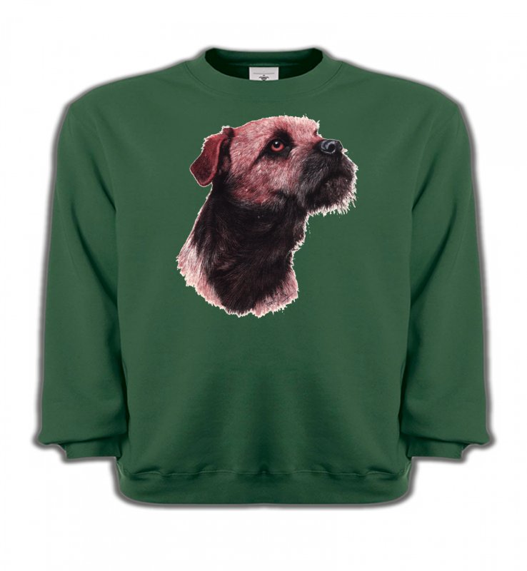 Sweatshirts Enfants Border Collie Border Collie Terrier brun (L)