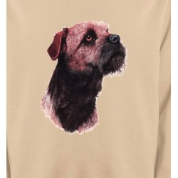 Sweatshirts Races de chiens Border Collie Terrier brun (L)