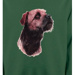 Sweatshirts Races de chiens Border Collie Terrier brun (L)