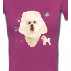 T-Shirts Races de chiens Bichon Frisé blanc (C)