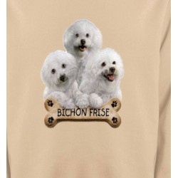 Sweatshirts Races de chiens Bichon Frisé chiots (A)