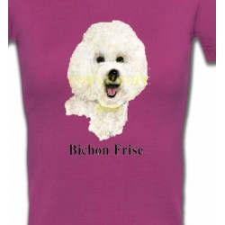 T-Shirts Races de chiens Bichon Frisé (K)