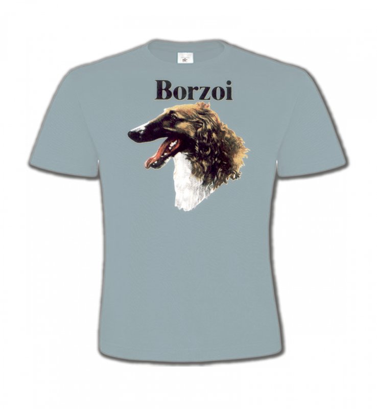 T-Shirts Col Rond Enfants Borzoi Borzoi (D)