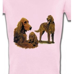 T-Shirts Races de chiens Setter brun (J)