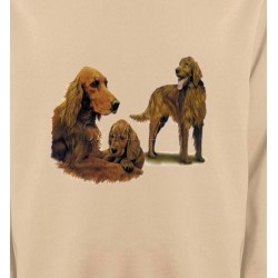 Sweatshirts Races de chiens Setter brun (J)