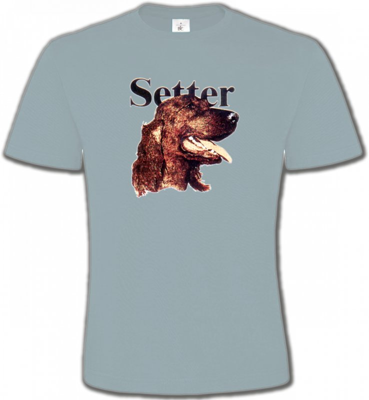 T-Shirts Col Rond Unisexe Setter Setter (B)