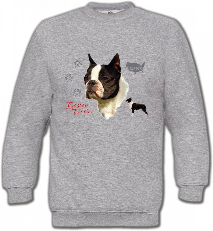 Sweatshirts Unisexe Boston Terrier Boston Terrier (A)