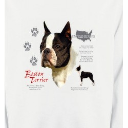 Sweatshirts Races de chiens Boston Terrier (A)