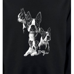 Sweatshirts Races de chiens Boston Terrier (B)