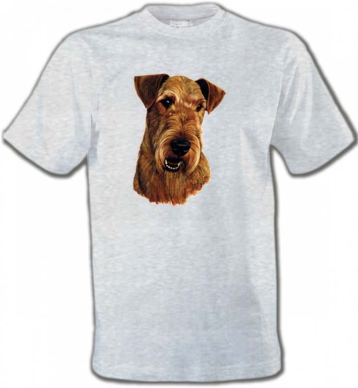 T-Shirts Col Rond Unisexe Welsh Terrier Welsh Terrier (L)