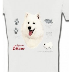 T-Shirts Races de chiens Esquimau Américain (B)