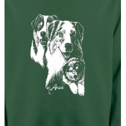 Sweatshirts Races de chiens Berger Australien (K)