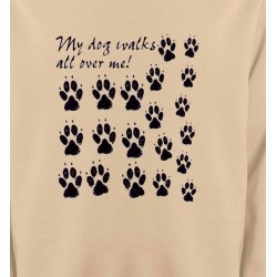 Sweatshirts Humour/amour Pattes de chien humour