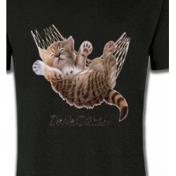 T-Shirts Races de chats Chaton dans un hamac Do not disturb