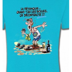 T-Shirts Humour/amour Humour Pétanque (B2)
