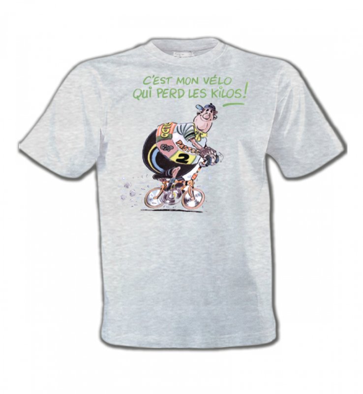 T-Shirts Col Rond Enfants Humour/amour Humour cycliste (L)