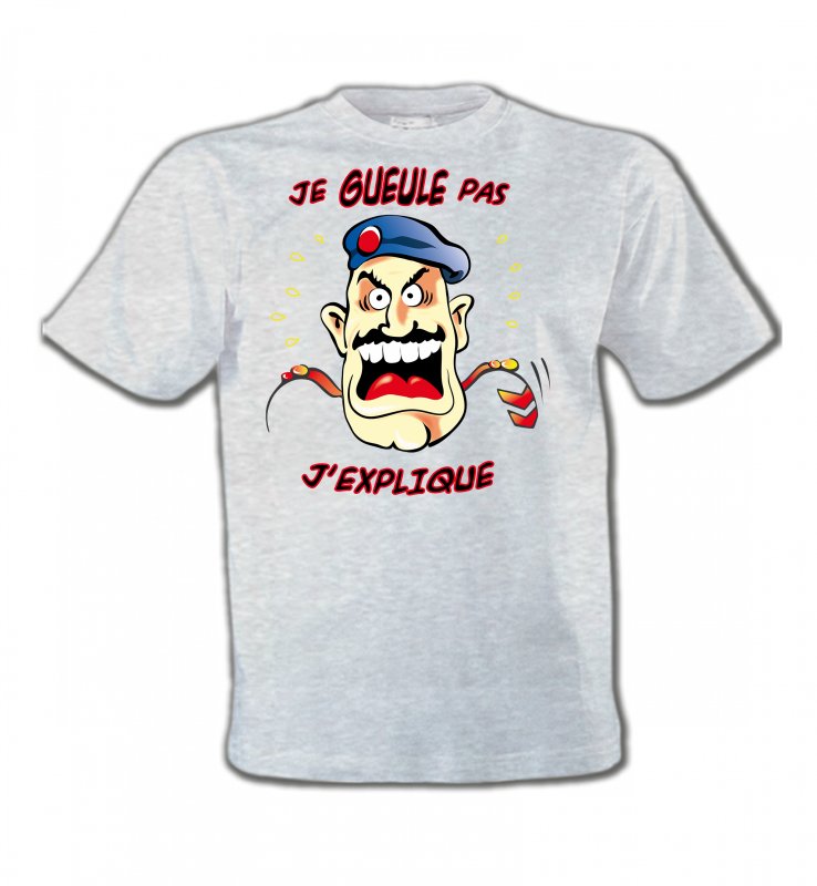 T-Shirts Col Rond Enfants Humour/amour Marin 