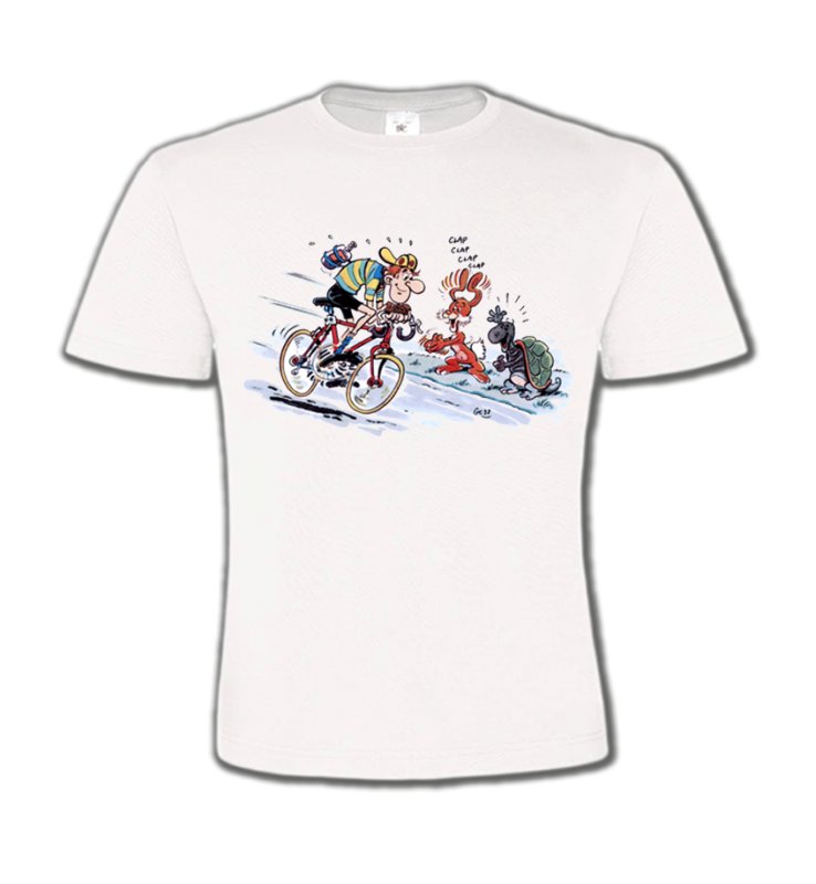 T-Shirts Col Rond Enfants Humour/amour Humour cycliste (W3)