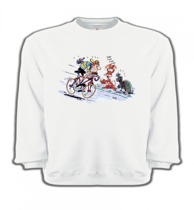 Sweatshirts Enfants Humour/amour Humour cycliste (W3)