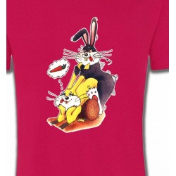 T-Shirts Humour/amour lapins carotte quelle jouissance  (G2)