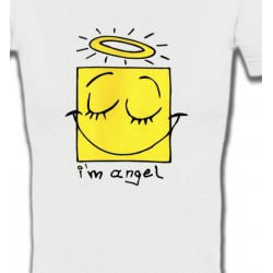 T-Shirts Humour/amour Humour je suis un ange (X3)