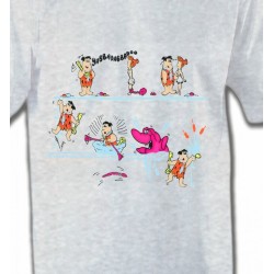 T-Shirts Humour/amour La famille Pierre à Feu (A)