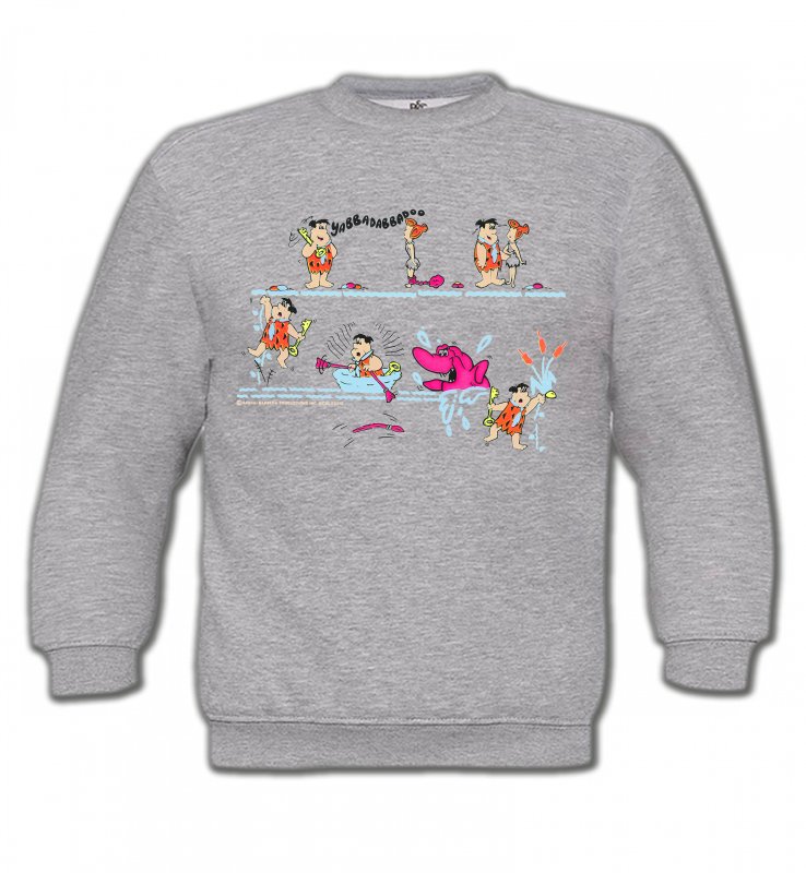 Sweatshirts Enfants Humour/amour La famille Pierre à Feu (A)