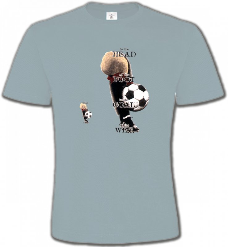T-Shirts Col Rond Unisexe Sports et passions Football