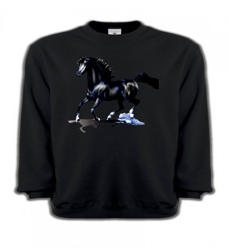 Sweatshirts Enfants Cheval pur sang cheval noir (O)