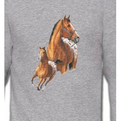 Sweatshirts Cheval T-shirt cheval Appaloosa (G)