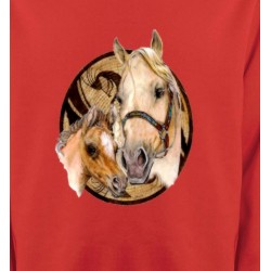 Sweatshirts Cheval Têtes de chevaux (R)