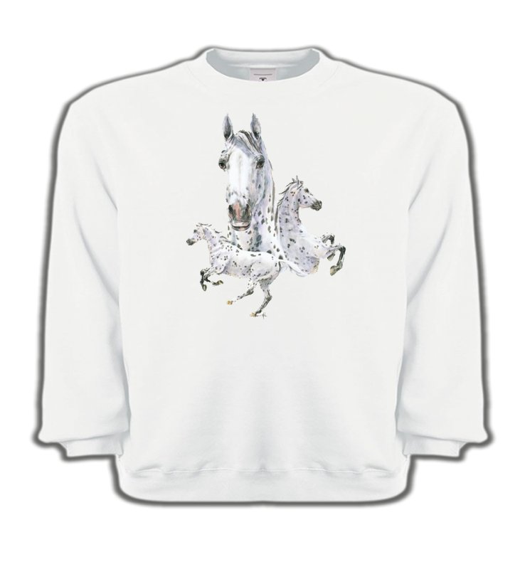 Sweatshirts Enfants Cheval Cheval Blanc