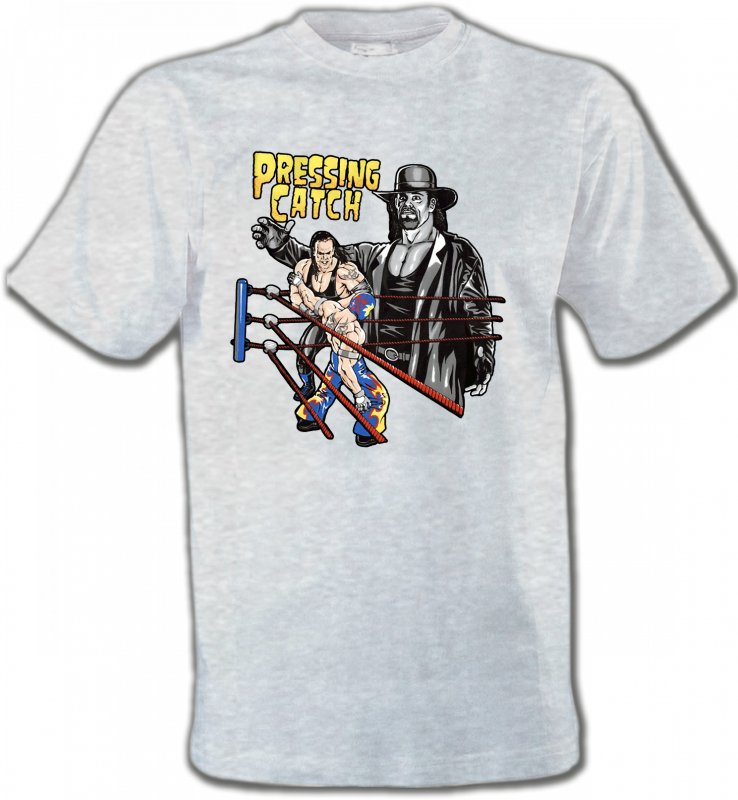 T-Shirts Col Rond Unisexe Sports et passions Catch Undertaker