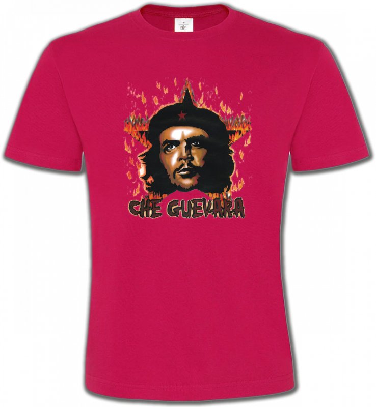 T-Shirts Col Rond Unisexe Célébrités Che Guevara (2)