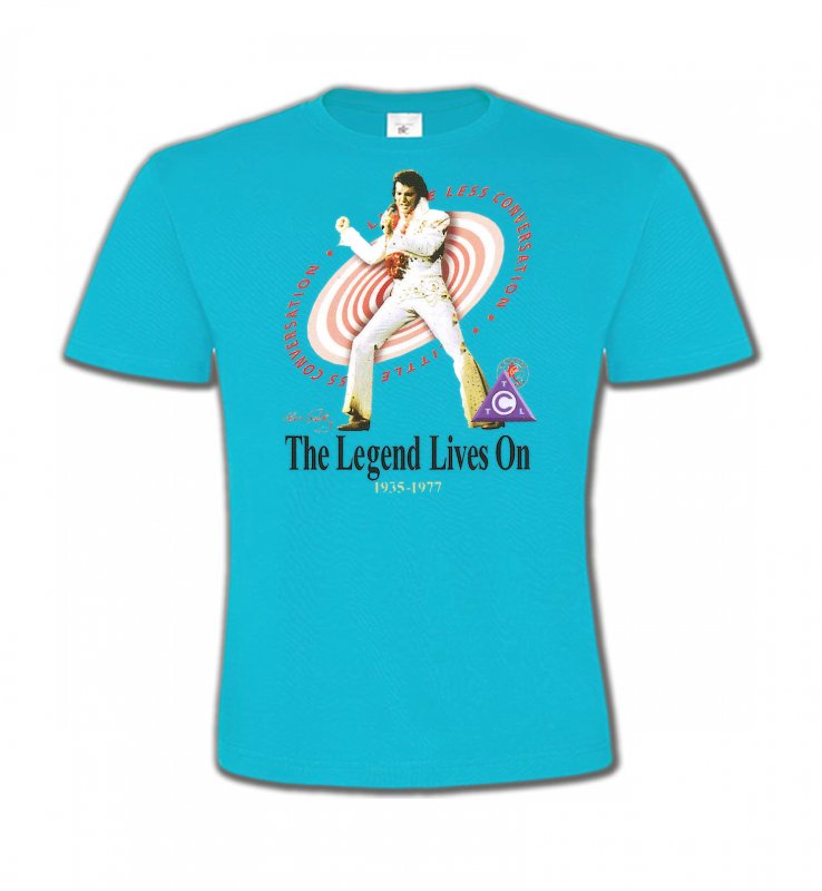 T-Shirts Col Rond Enfants Célébrités Elvis Presley (A)