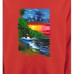 Sweatshirts Nature et paysages Coucher de soleil sur la mer