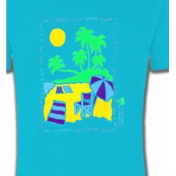 T-Shirts Nature et paysages Plage dessin