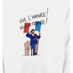 Sweatshirts Humour/amour ancien combattant  Vive la France  (C)