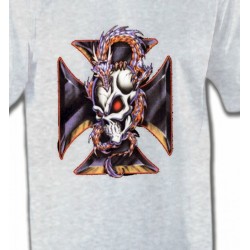 T-Shirts Dragons Dragons et Croix de Choppers (Z2)