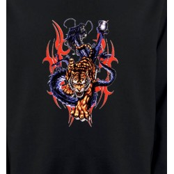 Sweatshirts Dragons Dragon bleu et Tigre (E4)