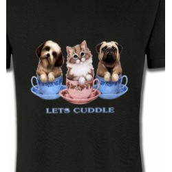 T-Shirts Races de chats Chatons et Chiots (M)