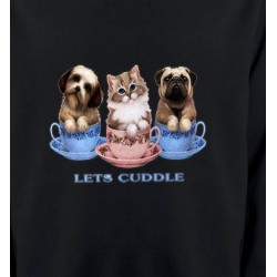 Sweatshirts Races de chats Chatons et Chiots (M)