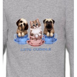 Sweatshirts Races de chiens Chatons et Chiots (M)