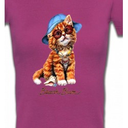 T-Shirts Races de chats Chaton tigré roux  (W)