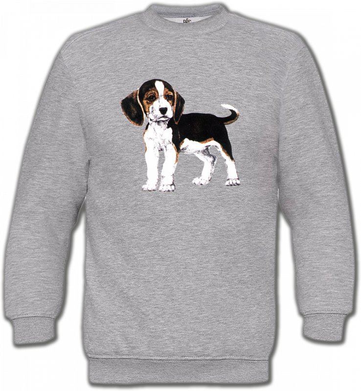 Sweatshirts Unisexe Enfants Beagle chiot (B)