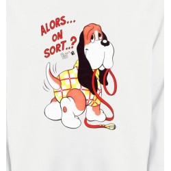 Sweatshirts Races de chiens Basset Jaune (E)