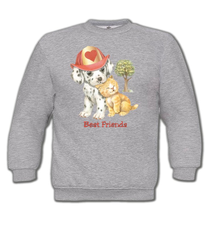 Sweatshirts Enfants Enfants Chiot et chaton  (I)