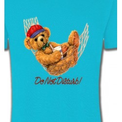 T-Shirts T-Shirts Col Rond Enfants Teddy Bear dans hamac (H)